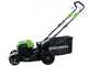 Greenworks GD40LM46SPK4 - Akku-Rasenm&auml;her - 40V/4Ah - Schnittbreite 46 cm