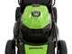 Greenworks GD40LM46SPK4 - Akku-Rasenm&auml;her - 40V/4Ah - Schnittbreite 46 cm