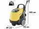 Lavor Texas R 1509 GL Hei&szlig;wasser Hochdruckreiniger - Max. Druck 160 bar - 540L/h