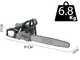 Kettens&auml;ge Alpina ACS 50 2Takt Motor 49.3ccm Leistung 3 PS - Schwert 50 cm