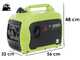 Pramac P3000I - Leiser Benzin Inverter-Stromerzeuger 2.6 kW - Dauerleistung 2.3 kW - 230V