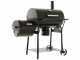 CB 650-2 Royal Food - Kohlegrill mit Grillrost aus Edelstahl und R&auml;ucherkammer - Kochfl&auml;che 64,5x37x5 cm