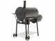 CB 650-2 Royal Food - Kohlegrill mit Grillrost aus Edelstahl und R&auml;ucherkammer - Kochfl&auml;che 64,5x37x5 cm