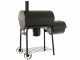 CB 650-2 Royal Food - Kohlegrill mit Grillrost aus Edelstahl und R&auml;ucherkammer - Kochfl&auml;che 64,5x37x5 cm