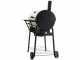 CB 650-2 Royal Food - Kohlegrill mit Grillrost aus Edelstahl und R&auml;ucherkammer - Kochfl&auml;che 64,5x37x5 cm