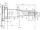 Einzylinder-4-Takt-Benzinmotor GeoTech-Pro 420 ccm mit horizontaler Antriebswelle - E-Starter