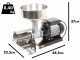 Reber 9008N - Tomatenpresse Reber N.3  - Induktionsomotor 450 W