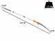 GeoTech STP-250 - Hands&auml;ge auf Verl&auml;ngerungsstange - 155-250cm