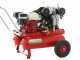 Benzin Kolbenkompressor Tornado Double F 750 Honda GX 200