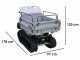Raupendumper Blackstone TB-PRO 5500 FT-Lift - Mulde mit Scherenhubmechanismus
