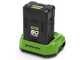 Starter kit Greenworks Akku 60V 2Ah  + Ladeger&auml;t