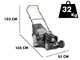 Rasenm&auml;her mit Radantrieb Alpina AL5 51 SAQ - Verbrennungsmotor ST 170 - Schnittbreite 51cm