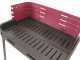 Seven Italy Flavia s/r 45 - Handgefertigter Eisen-Holzkohlegrill - 45,5x29,5cm