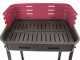 Seven Italy Flavia s/r 45 - Handgefertigter Eisen-Holzkohlegrill - 45,5x29,5cm