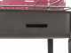 Seven Italy Flavia s/r 45 - Handgefertigter Eisen-Holzkohlegrill - 45,5x29,5cm