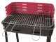 Seven Italy Flavia s/r 45 - Handgefertigter Eisen-Holzkohlegrill - 45,5x29,5cm