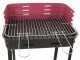 Seven Italy Flavia s/r 45 - Handgefertigter Eisen-Holzkohlegrill - 45,5x29,5cm