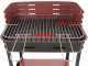 Mille Flavia c/r 45 - Handgefertigter Eisen-Holzkohlegrill - 45,5x29,5cm