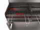 Seven Italy Vanessa 2G - Handgefertigter Holzkohlegrill aus Eisen - 2x 47.5x37cm