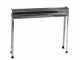Seven Italy BBQ-60 INOX - Holzkohlegrill f&uuml;r Lammspie&szlig;e - 60x14cm