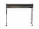 Seven Italy BBQ-60 INOX - Holzkohlegrill f&uuml;r Lammspie&szlig;e - 60x14cm