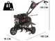Italian Power RG3.6-75 Motorhacke mit Benzinmotor 212 ccm - Fr&auml;se 80 cm
