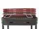 Mille Flavia c/r 55 - Handgefertigter Eisen-Holzkohlegrill - 55,5x29,5cm