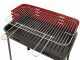 Mille Flavia s/r 55 - Handgefertigter Eisen-Holzkohlegrill - 55,5x29,5cm