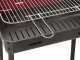 Mille Flavia s/r 55 - Handgefertigter Eisen-Holzkohlegrill - 55,5x29,5cm