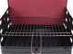Seven Italy Pic-Nic Grillkoffer - Handgefertigter Holzkohlegrill aus Eisen - 40x28cm