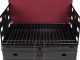 Seven Italy Pic-Nic Grillkoffer - Handgefertigter Holzkohlegrill aus Eisen - 40x28cm