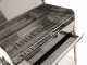 Mille Achille Large - Handgefertigter Holzkohlegrill aus Edelstahl - 67,5x37cm