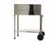 Seven Italy Achille Large - Handgefertigter Holzkohlegrill aus Edelstahl - 67,5x37cm