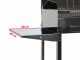 Seven Italy Achille Small - Handgefertigter Holzkohlegrill aus Edelstahl - 47,5x37cm