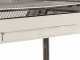 Seven Italy Achille Big - Handgefertigter Holzkohlegrill aus Edelstahl - 2x 47,5x37cm