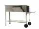 Seven Italy Achille Big - Handgefertigter Holzkohlegrill aus Edelstahl - 2x 47,5x37cm