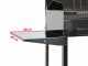 Seven Italy Achille Big - Handgefertigter Holzkohlegrill aus Edelstahl - 2x 47,5x37cm