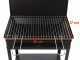 Seven Italy Stromboli Small - Handgefertigter Eisen-Holzkohlegrill - 40x28cm