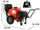 Batteriebetriebene Spritzpumpe Stocker 12 V 80 L art. 303 - Elektrische Spirtzpumpe auf Wagen mit Spritzgest&auml;nge und Anh&auml;ngerkupplung