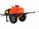 Batteriebetriebene Spritzpumpe Stocker 12 V 80 L art. 303 - Elektrische Spirtzpumpe auf Wagen mit Spritzgest&auml;nge und Anh&auml;ngerkupplung