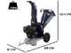 BullMach ZEUS 120 BSE - Professioneller Benzinh&auml;cksler  - Motor B&amp;S XR2100 13.5 PS mit E-Starter
