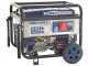 BullMach AMBRA 12000 E-3 - Benzin-Stromerzeuger mit R&auml;dern mit AVR-Regelung 8.5 kW - Dauerleistung 7.8 kW - 400V