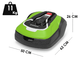 M&auml;hroboter Greenworks OPTIMOW 10 GRL110 - mit Begrenzungskabel
