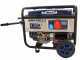 BullMach AMBRA 9500 E-3 - Benzin Stromerzeuger 400V dreiphasig  - 7,0 kW - mit R&auml;dern