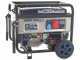 BullMach AMBRA 9500 E-3 - Benzin-Stromerzeuger mit R&auml;dern mit AVR-Regelung 7.5 kW - Dauerleistung 7 kW dreiphasig