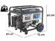 BullMach AMBRA 6500 - Benzin-Stromerzeuger auf R&auml;dern mit AVR-Regelung  5.5 kW - Dauerleistung 5 kW - 230V