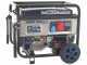 BullMach AMBRA 9500 E-3 - Benzin-Stromerzeuger auf R&auml;dern mit AVR-System 7.5 kW - Dauerleistung 7 kW dreiphasig + ATS
