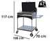 Famur BK 8 ELITE - Grill 2 in 1 zum Grillen mit Holz oder Kohle