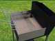 Famur BK 8 ELITE - Grill 2 in 1 zum Grillen mit Holz oder Kohle