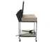 Famur BK 10 Elite - Holzkohle- und Holzkohlebrikett- Grill 2 in 1 - Gitter mit 8 mm-Drehgrillst&auml;ben
